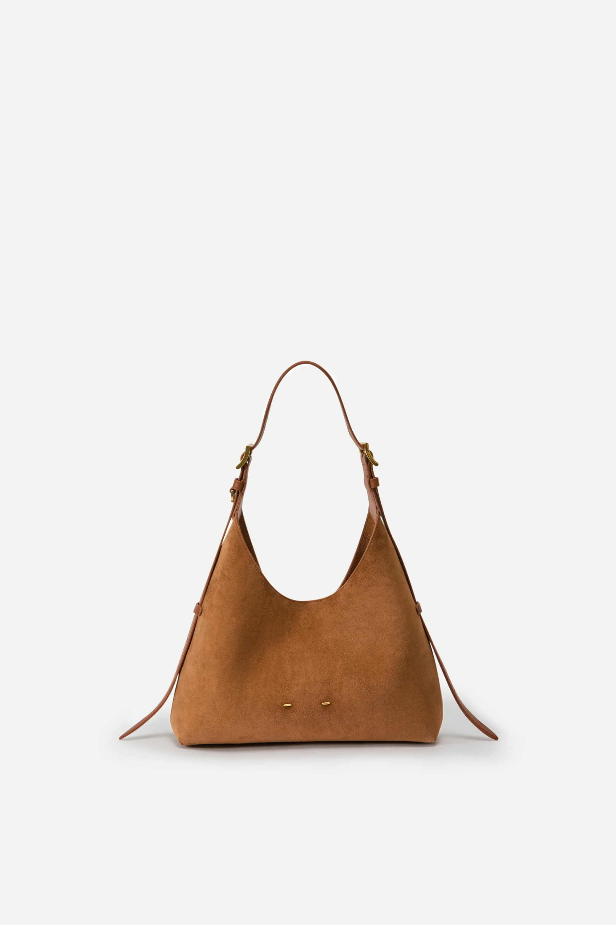 Duomo Small Hobo Bag in Top Grain Suede | Fabrique