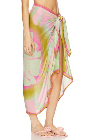 Isla Sarong in Green | Revolve Clothing (Global)