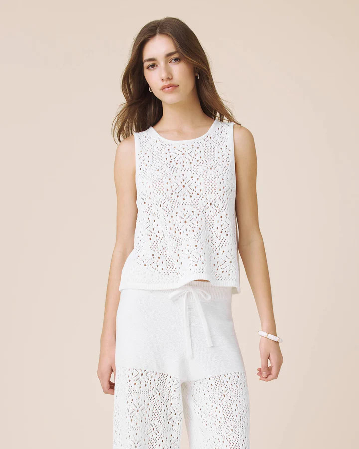 Beckham Crochet Sweater Tank | Splendid