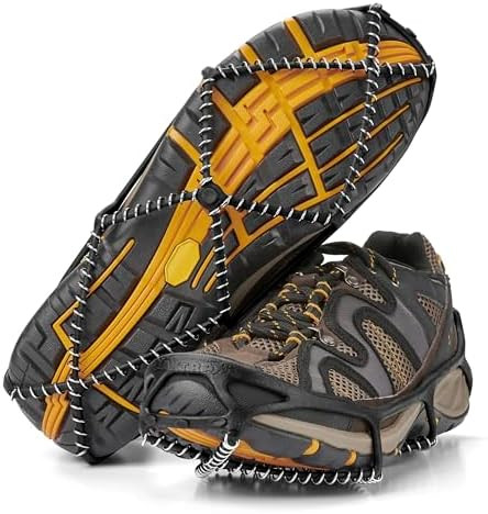 Yaktrax Walk Traction Cleats - 360-Degree Grip on Snow, Ice, & Multi-terrain Surfaces - Elastic O... | Amazon (US)