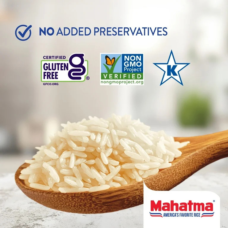 Mahatma Jasmine Thai Fragrant Long Grain Rice, Gluten Free, 32 oz (2 lbs) (907 Grams) - Walmart.c... | Walmart (US)