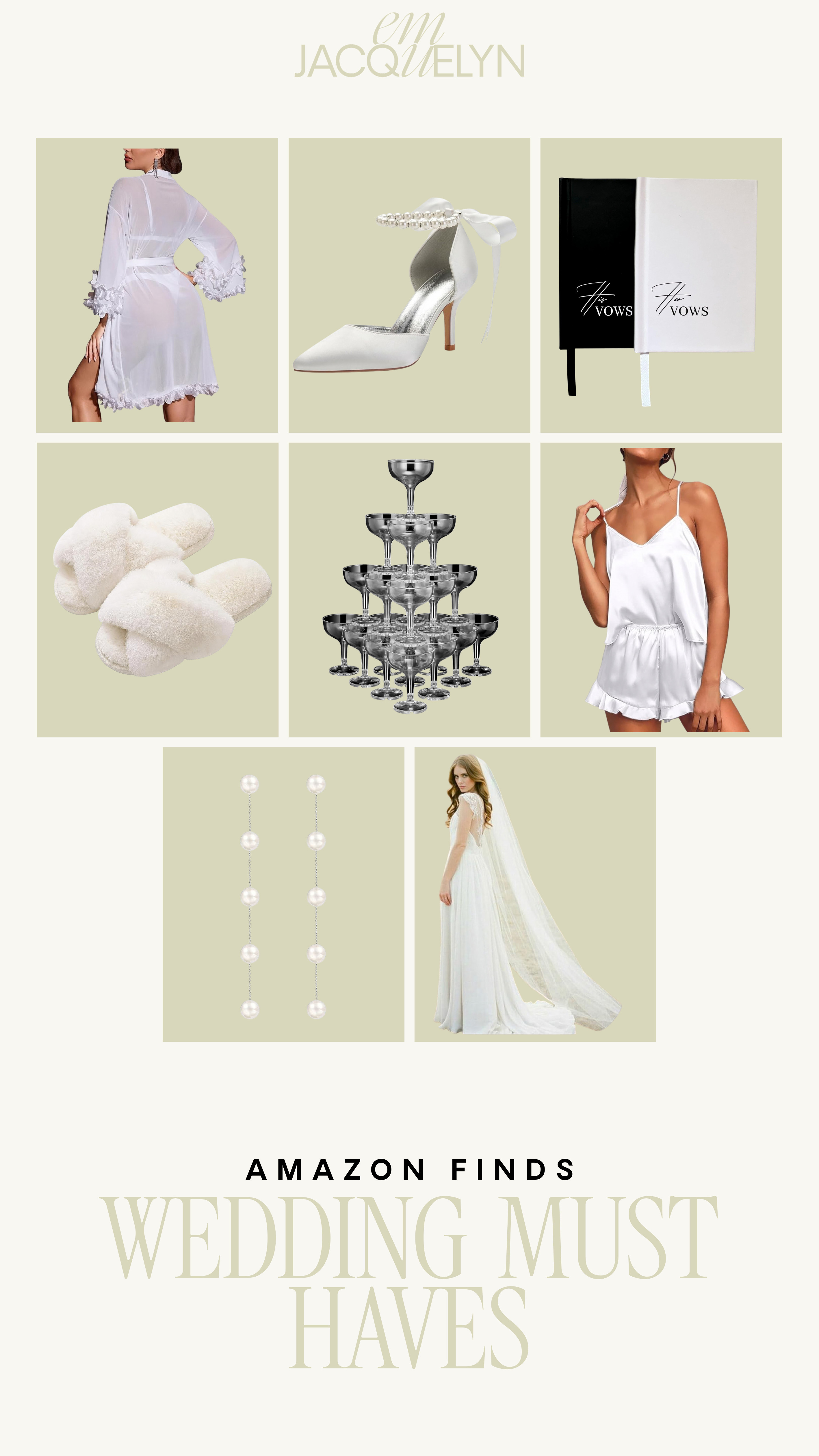 Amazon wedding must haves! 

amazon finds, amazon wedding finds, amazon spring wedding 

 #LTKSeasonal