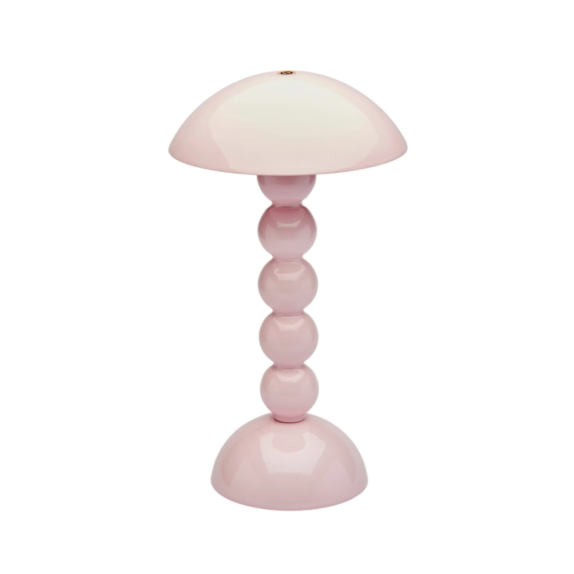 Pale Pink Lacquer Rechargeable Bobbin LED Lamp | Addison Ross UK