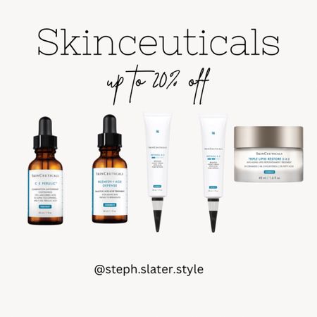 Skinceuticals up to 20% off. Best vit c. Medical grade skincare. Retinol.

#LTKsalealert #LTKGiftGuide #LTKCyberweek