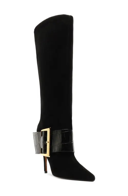 Schutz Beatrix Pointed Toe Boot in Black at Nordstrom, Size 9.5 | Nordstrom