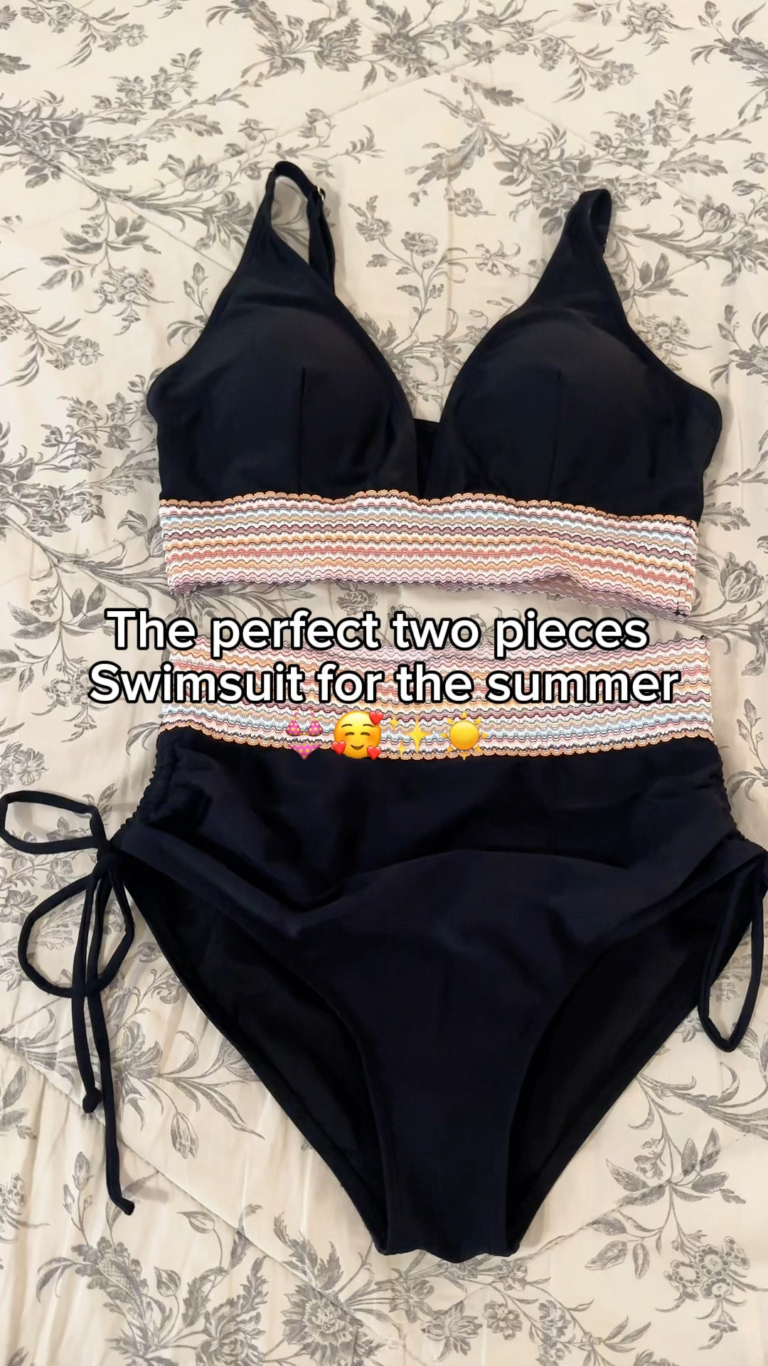 Perfect high waisted swimsuit for the summer ✨☀️🖤👙 this is by far my favorite two piece bathing suit! It comes in so many colors too! 

#LTKSwim #LTKFindsUnder50 #LTKTravel