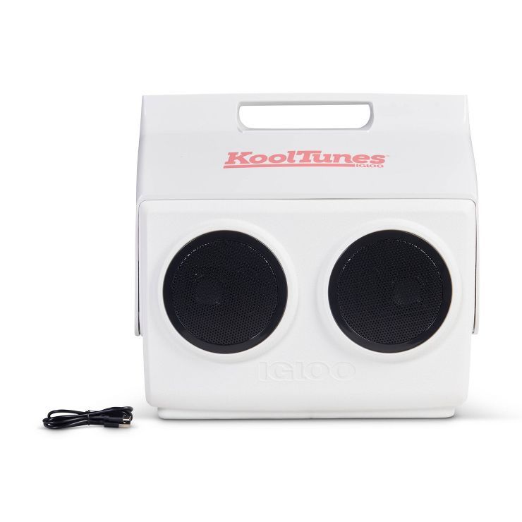 Igloo Playmate Classic Kool Tunes Cooler with Built-in Wireless Speaker - White | Target