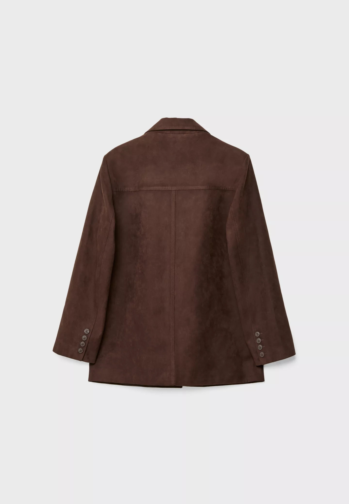 Regular fit faux suede blazer | Stradivarius (UK)