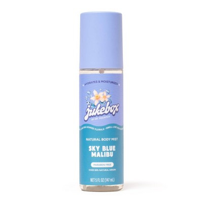 Jukebox Natural Women's Body Mist with Glycerin - Sky Blue Malibu - 5oz: Whole Body, Antiperspirants And Deodorants, Fresh Scent | Target