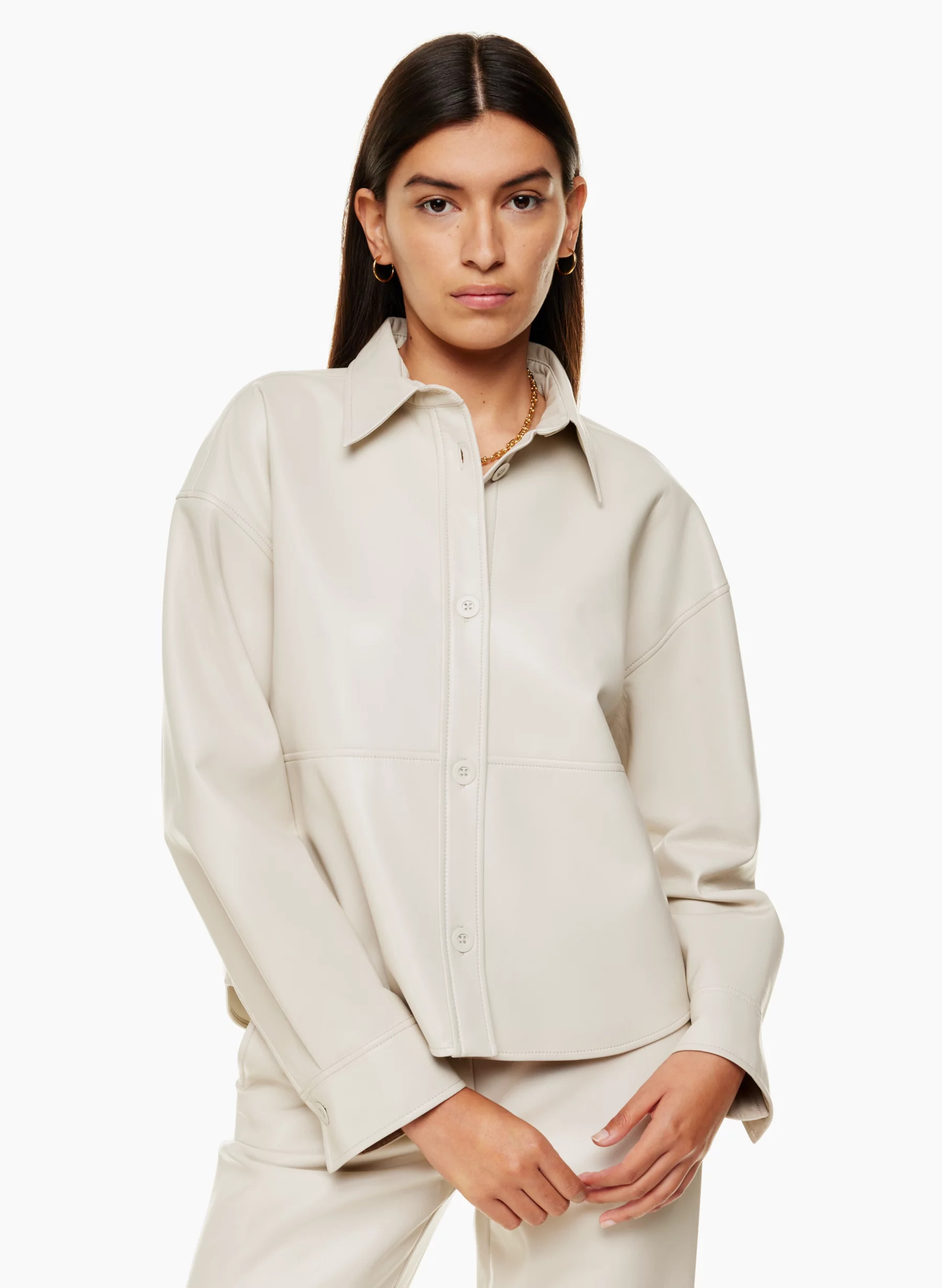 PELLI HIP SHIRT JACKET | Aritzia
