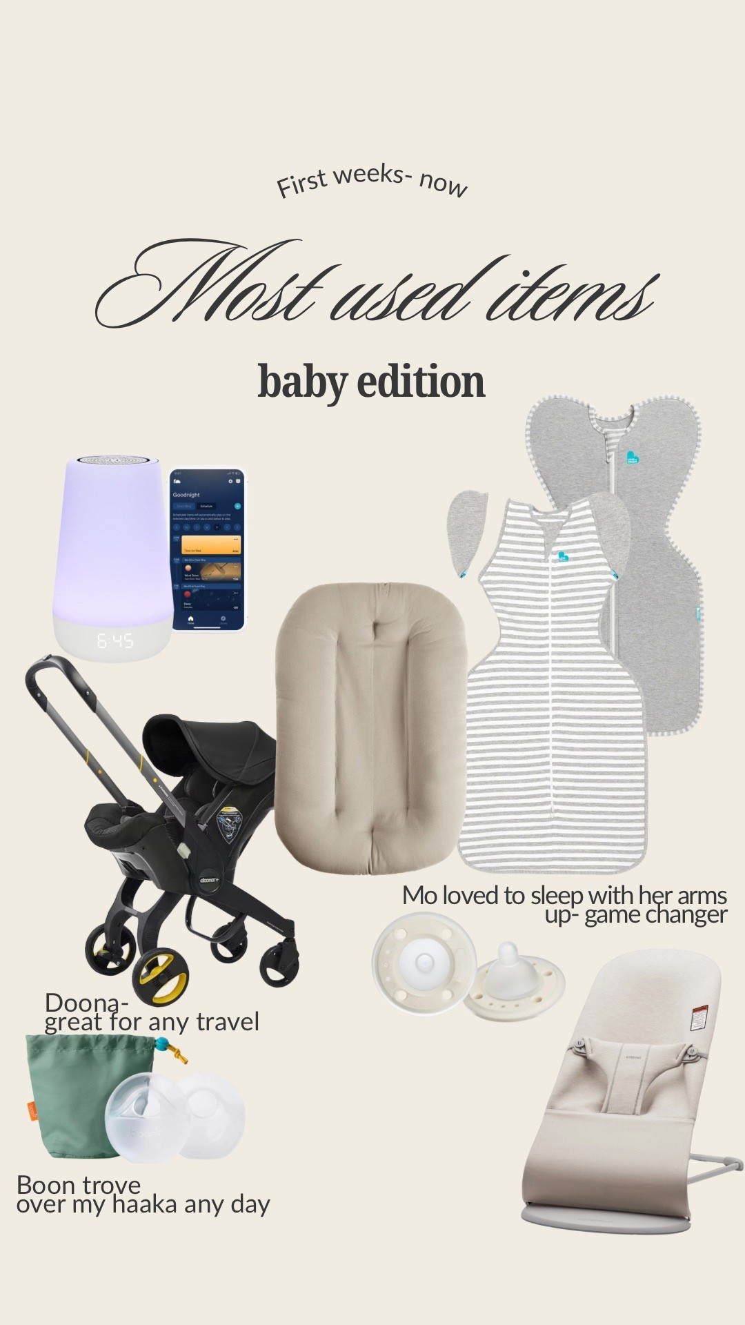 Most used baby items! Newborn to 8 months 

#LTKBaby #LTKmomlife #LTKGiftGuide