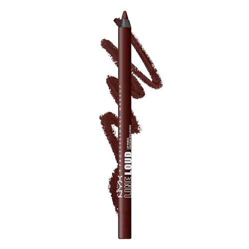 NYX PROFESSIONAL MAKEUP Line Loud Lip Liner, Longwear and Pigmented Lip Pencil with Jojoba Oil & Vitamin E - Make A Statement | Amazon (US)