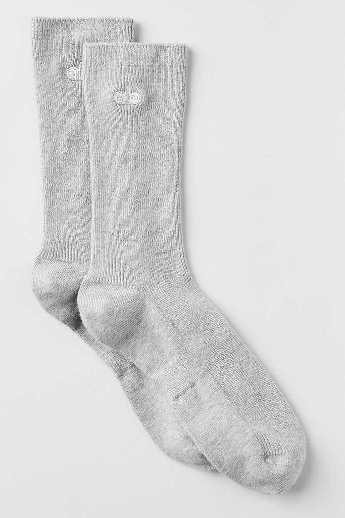 Unisex Half-Crew Understated Sock | Alo Yoga (US)
