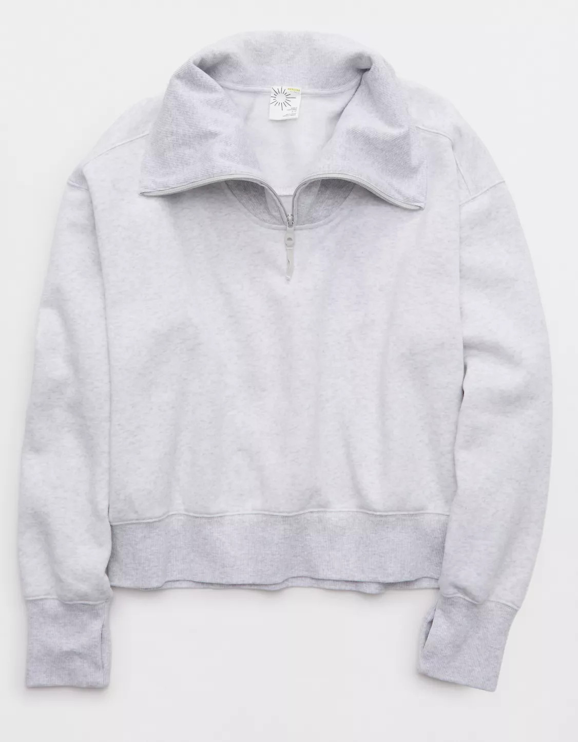 OFFLINE By Aerie Cloud Fleece Quarter Zip Sweatshirt | Aerie
