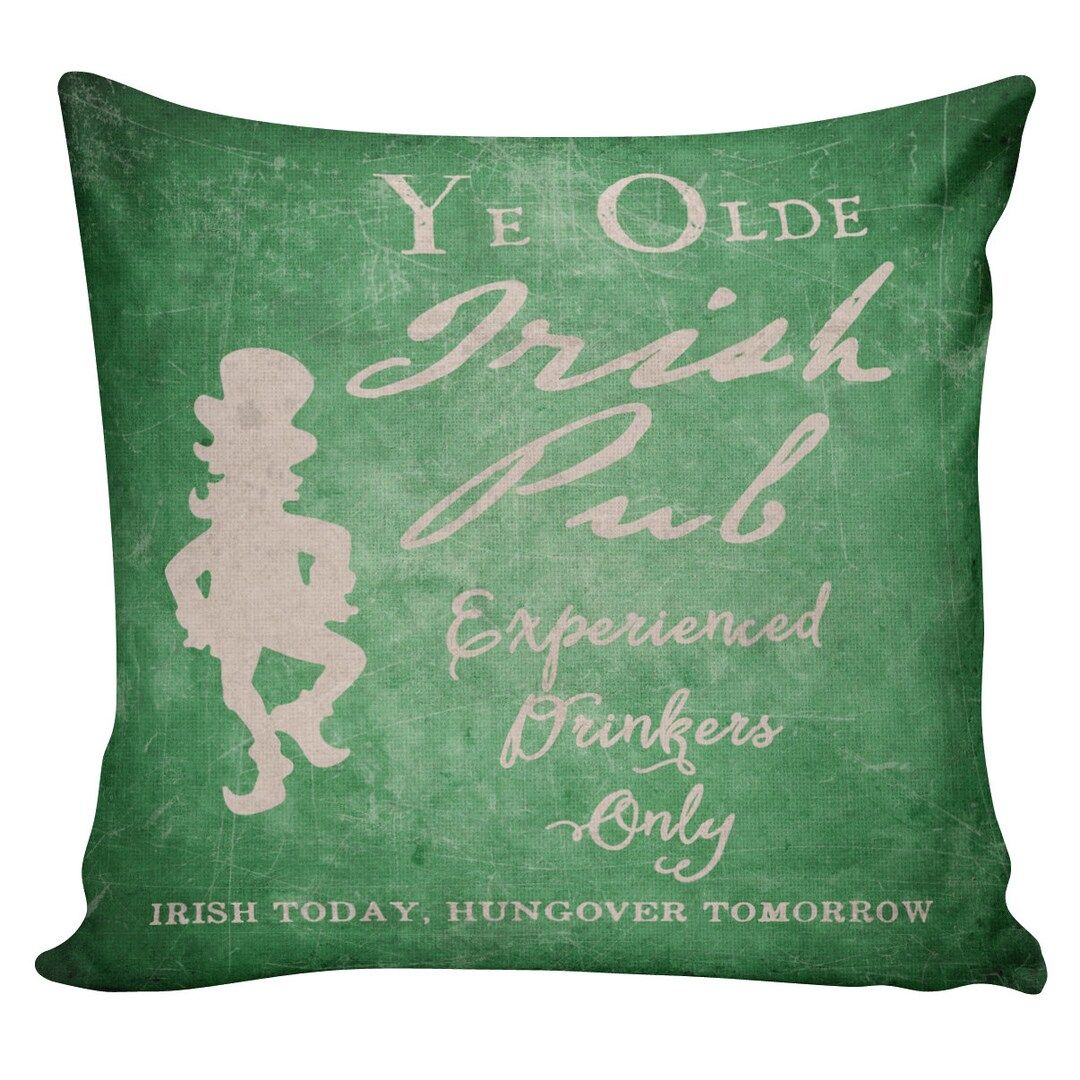 St Patricks Day Pillow Throw Cushion Shamrock Lucky Irish 100% Cotton Pillow Covers  #EHD0012 Ell... | Etsy (US)