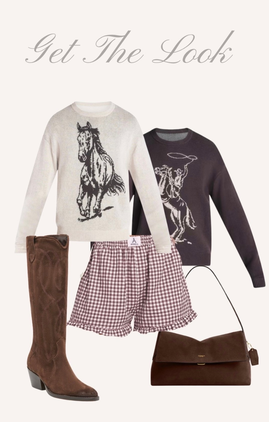@Walmart look under $50! 

#walmartstyle #outfitideas #fallstyle #momstyle #gingham #ginghamshorts #boots #brownboots #concertoutfits #weekendstyle #mensweater #walmartfinds #walmart #coach #coachbag #suedebags #suede #autumnstyle #styletip #getthelook #lookforless #affordablestyle #nordstromfinds #boots #walmartfashion
