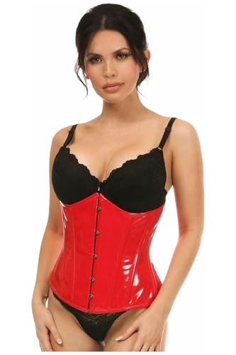 Lavish Red Patent Underbust Corset (Small) | Amazon (US)