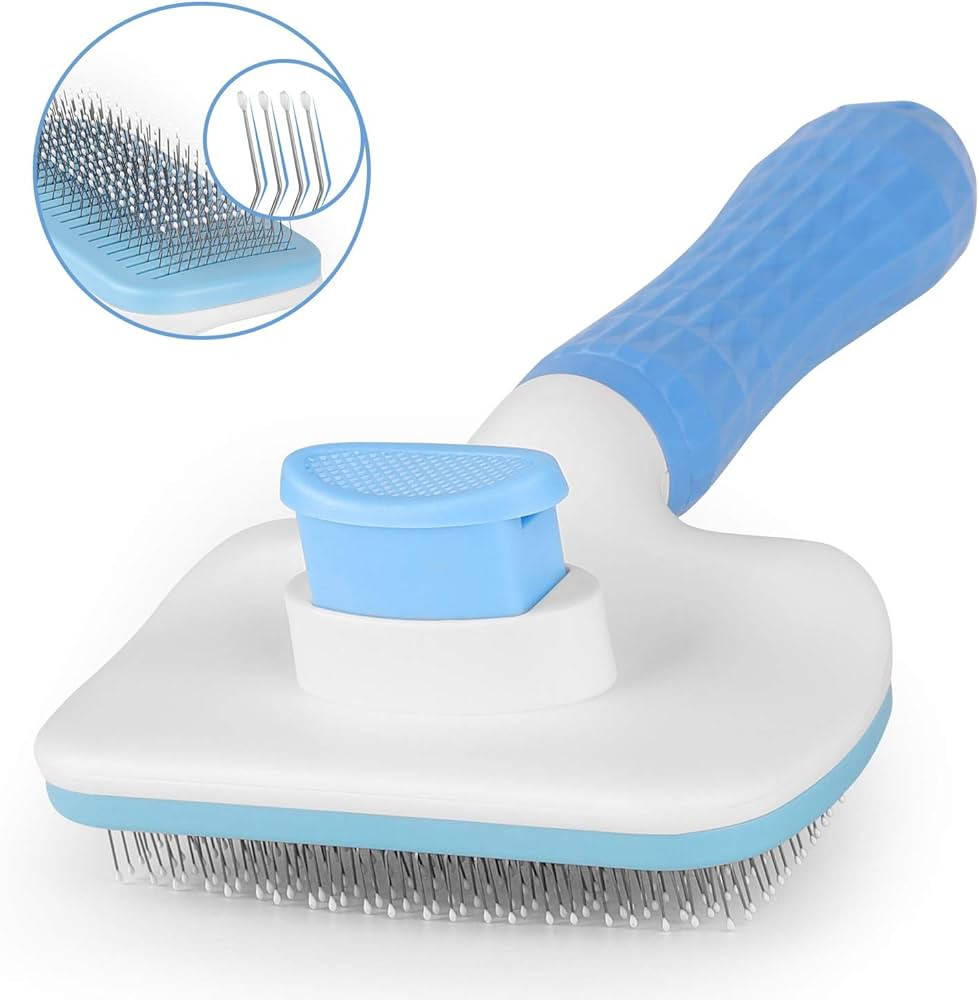 Atlamia Self Cleaning Slicker Brush,Dog Brush & Cat Brush with Massage Particles,Removes Loose ha... | Amazon (US)