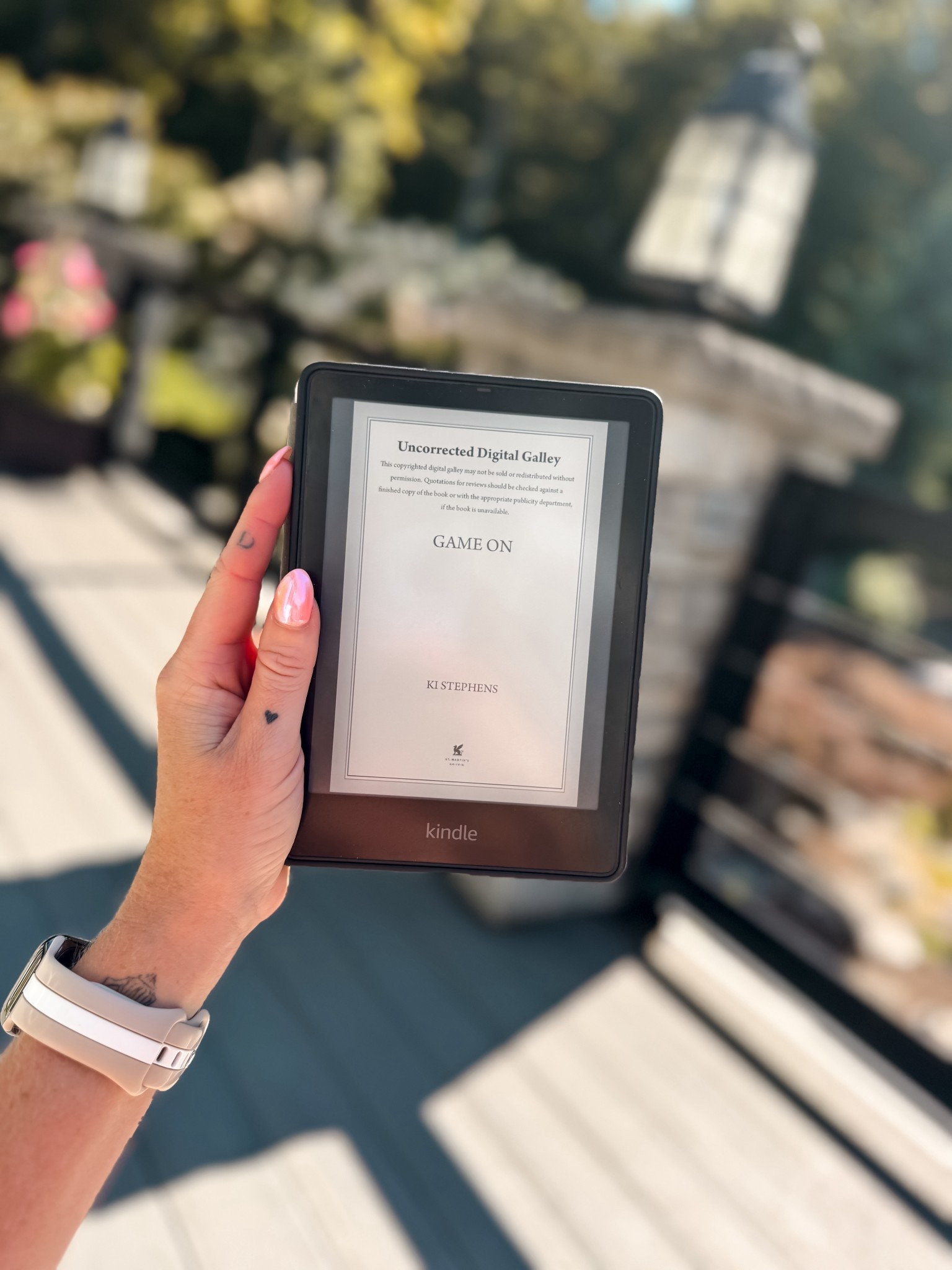 Rom com books to read for fans of Elle Kennedy!
Game on by ki Stephens available on audio, kindle, and paperback 
New book releases 
Football and cheerleader steamy romance 