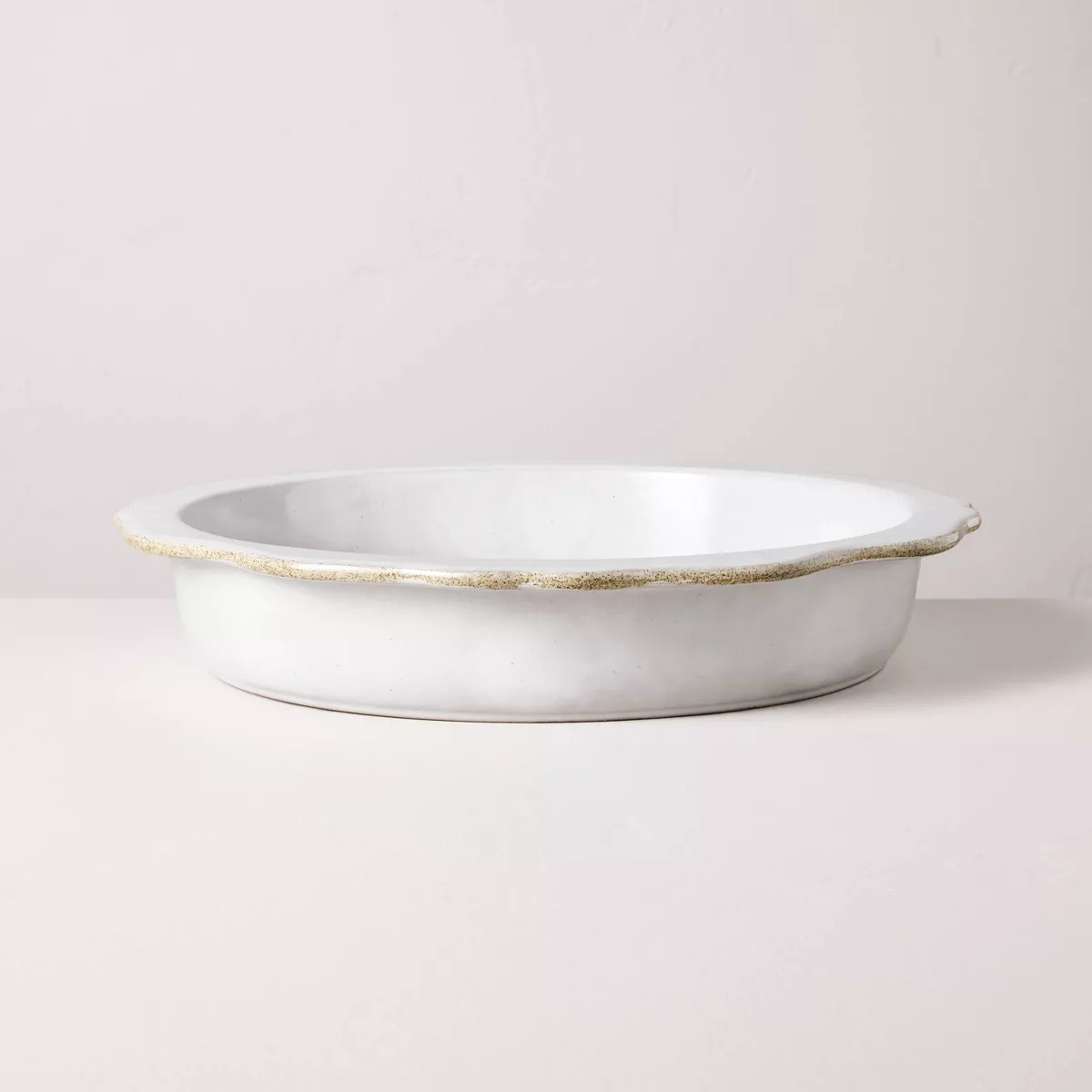 Carved Edge Pie Plate Cream - Hearth & Hand™ with Magnolia | Target