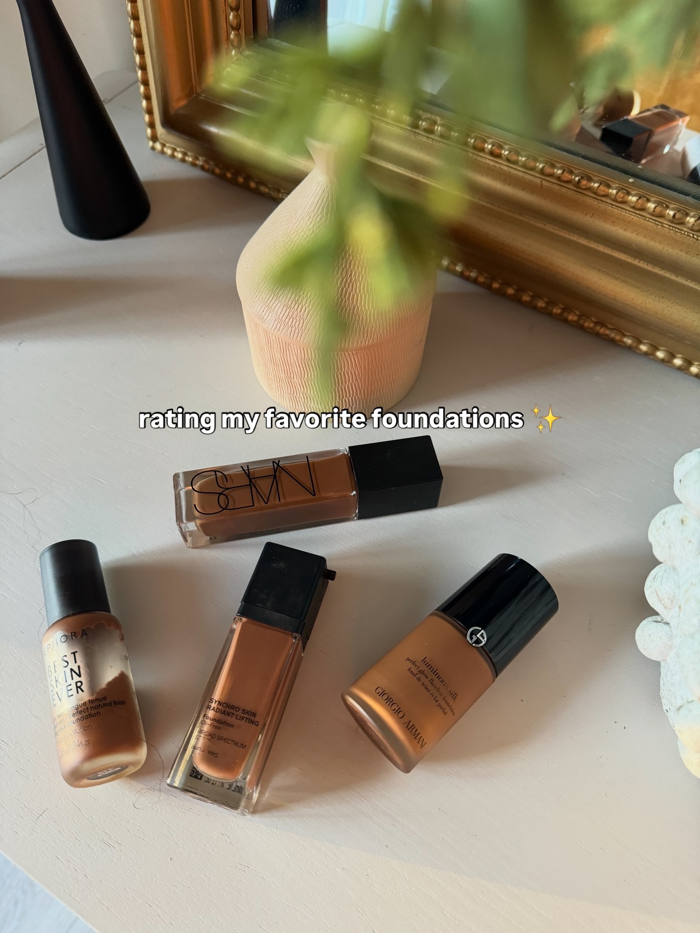 rating my favorite foundations… and saving the MOST IMPORTANT ONE for last.

because truthfully?

I wouldn’t have the life I have
the courage I’ve built
or the hope I carry…

without the foundation I’ve built my life on.

Speaking of foundation if you are interested, I wear the best skin ever foundation in 57YN 61P my summer shade. I were the NARS foundation in IGUAGU and the Armani luminous silk in the old formula 13.25 still trying to figure out my shade in the new formula. ￼

HERE’S THE THING ￼
I wouldn’t have taken the chances I’ve taken.
I wouldn’t have made it through setbacks that felt insurmountable.

the confidence I have now…
the belief that my life has purpose…
the platform I get to use to serve others…

none of that came from me alone.

it came from my faith.
it came from God’s word.
it came from building my life on something deeper than what we see.

and on Easter, I’m reminded of that more than ever.

everything else is temporary…
but this foundation? it’s solid.

He is RISEN REJOICE!! if your faith has been your anchor too…
share this with someone who needs that reminder today
Happy Easter 🤍

inspired by @elliewfrazier

#LTKOver40 #LTKgrwm #LTKBeauty