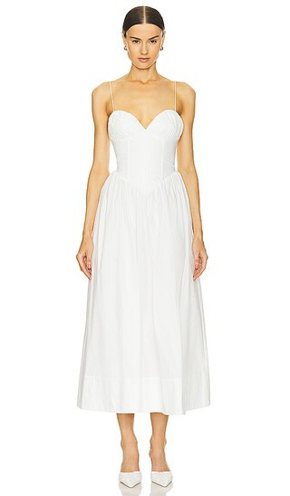 Ronny Kobo Carmine Dress in White. - size L | Revolve Clothing (Global)