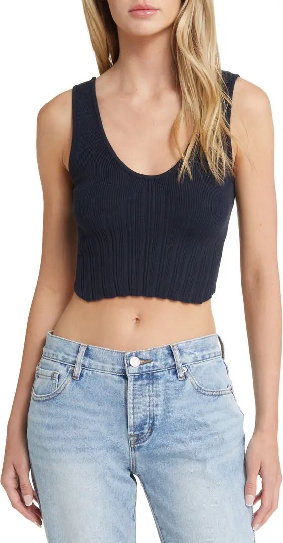 Ribbed Bustier Sweater Tank | Nordstrom