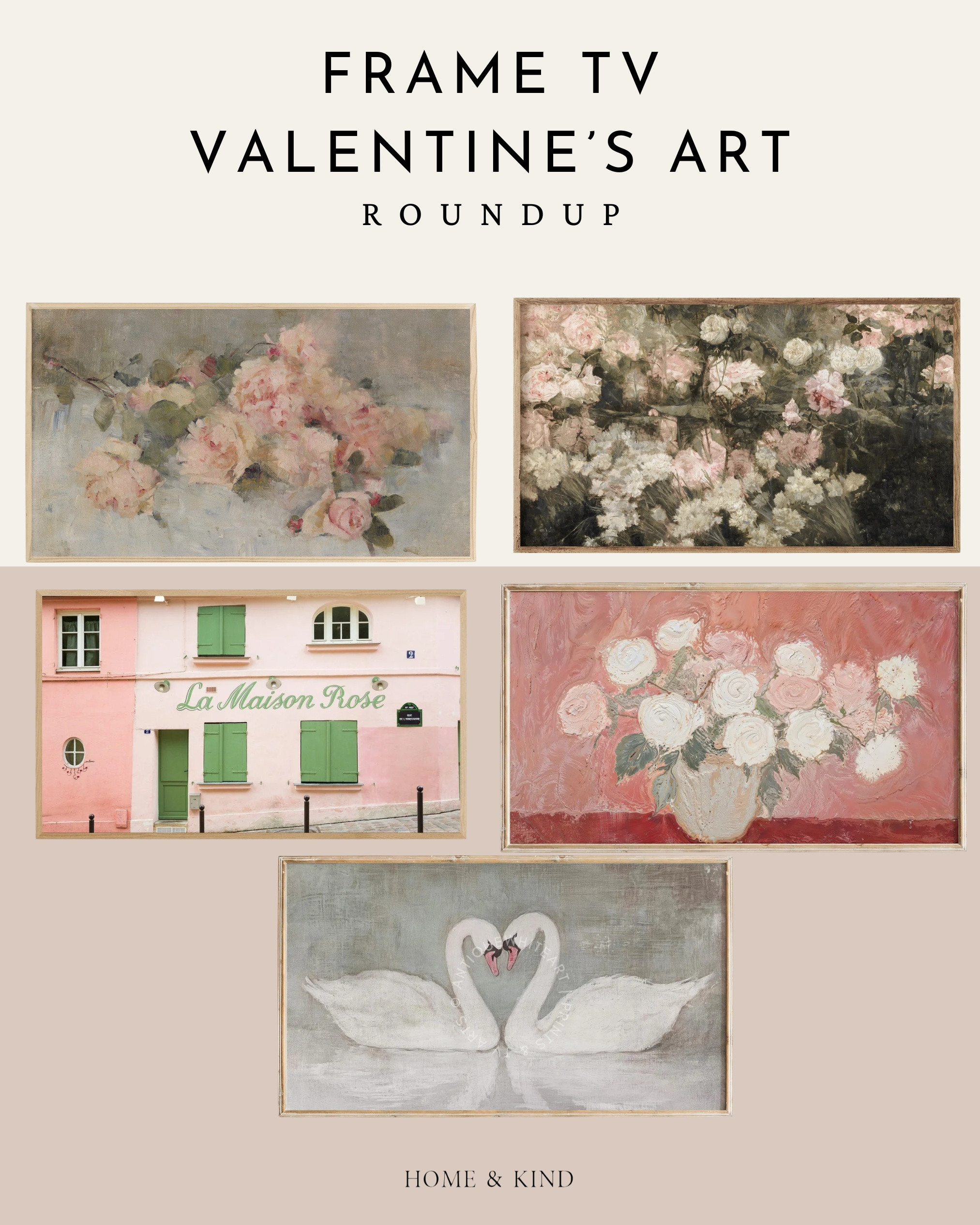 I love that the Samsung frame TV lets you easily decorate seasonally throughout the year. Here are a couple of fun valentine's prints! Make sure to turn the brightness on your screen down to make it look more realistic.  

 #LTKWatchNow #LTKSeasonal #LTKHome