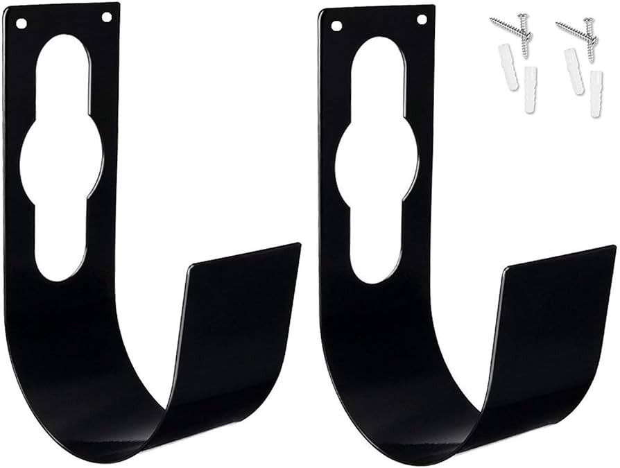 PREMIUM MATERIALS & RESISTS RUST : Water hose holder black are made of high quality steel, and ba... | Amazon (US)
