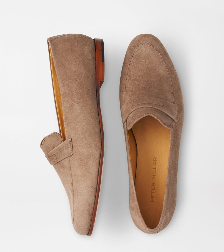 Amble Suede Penny Loafer | Peter Millar