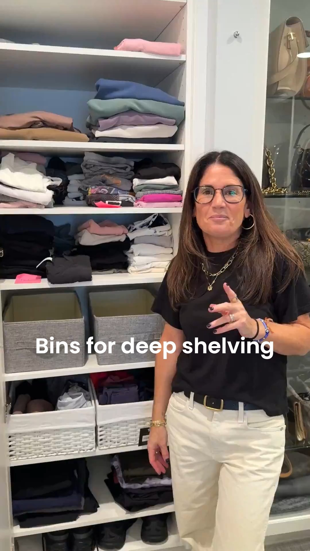Bins for deep shelving! 

 