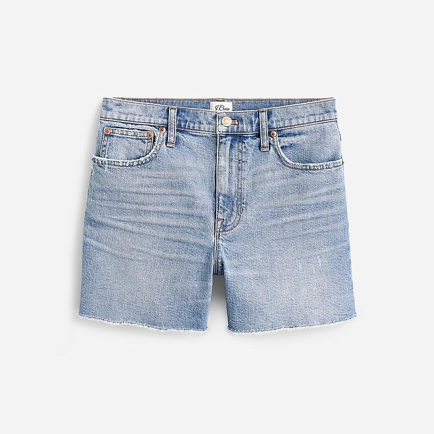 High-rise denim short in Tea Time wash | J. Crew US