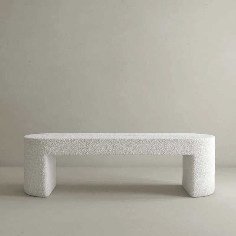 Makayla Boucle Bench | Wayfair North America