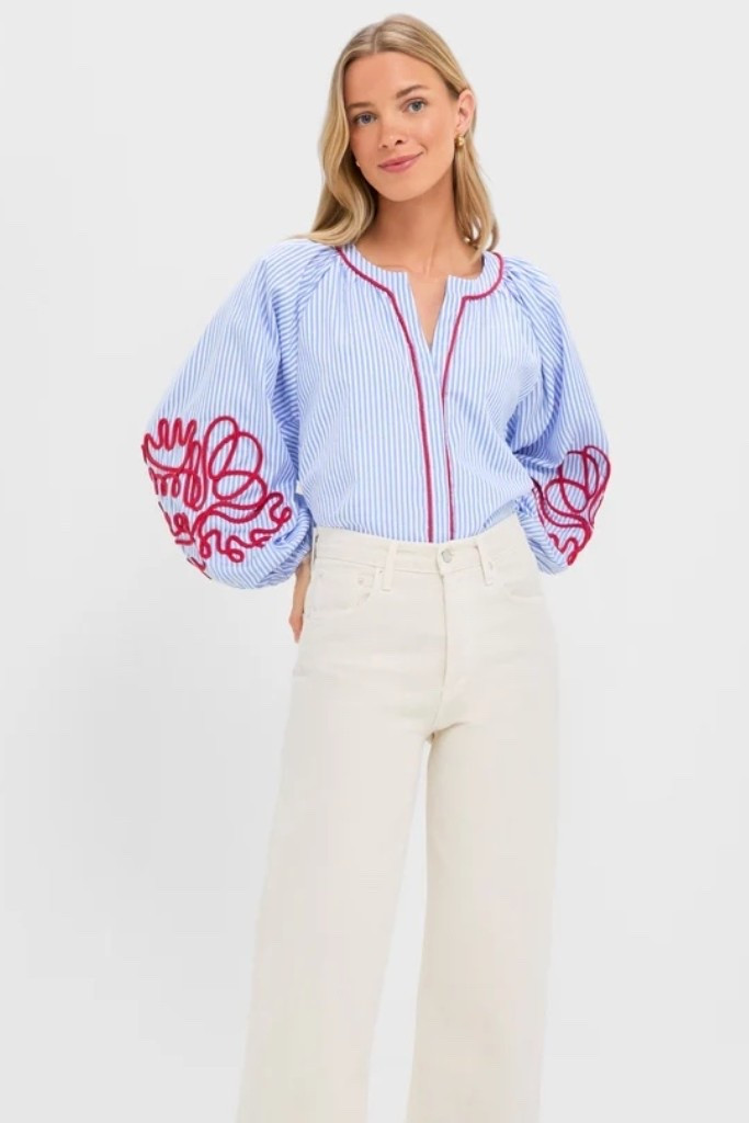 Tuckernuck blouse. White wide leg cropped jeans. Spring look. Spring style.

#LTKPetite #LTKootd #LTKSeasonal
