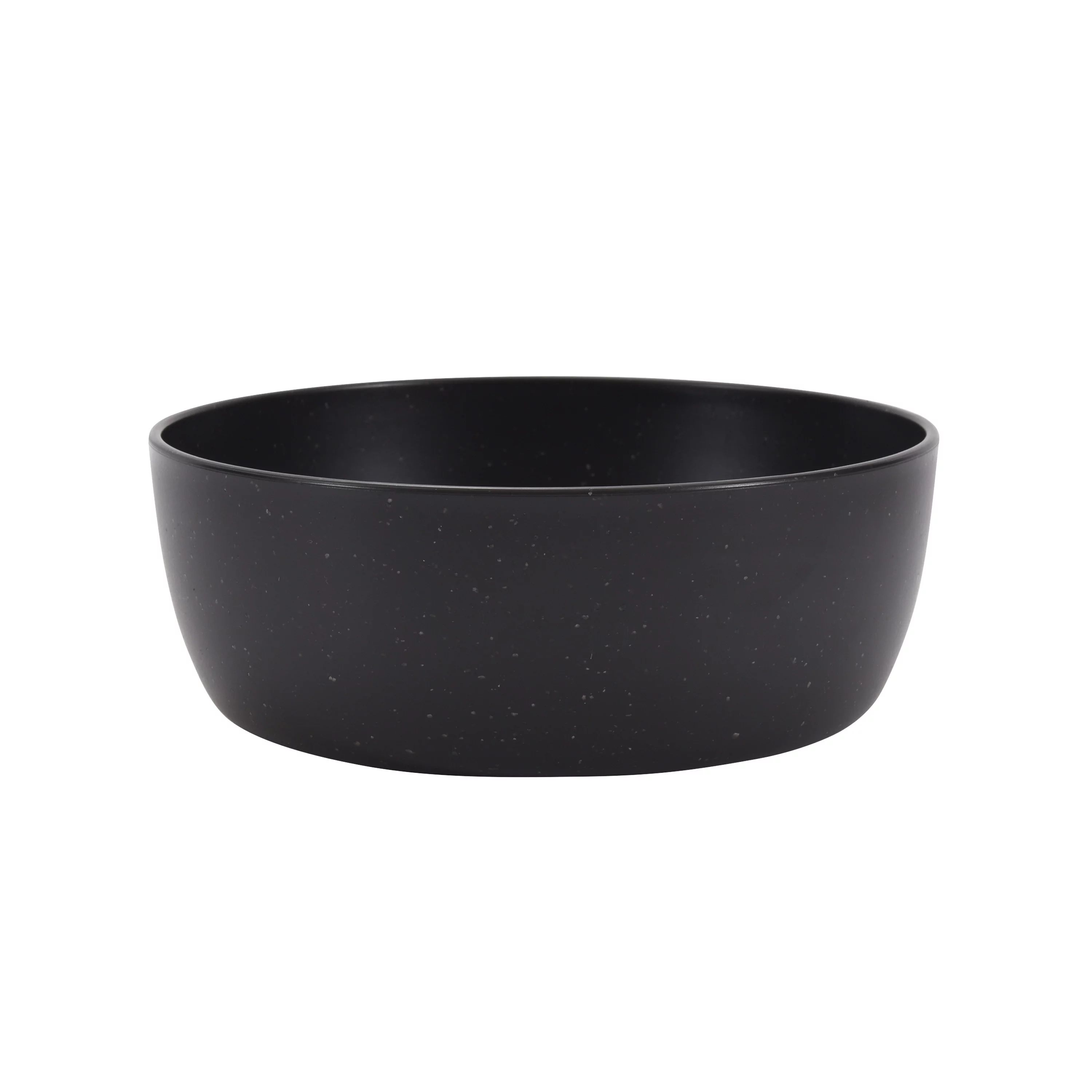 Mainstays Black 38-Ounce Eco-Friendly Recycled Plastic Dinner Bowl | Walmart (US)