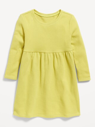 Fit &amp; Flare Thermal-Knit Dress for Toddler Girls | Old Navy (US)