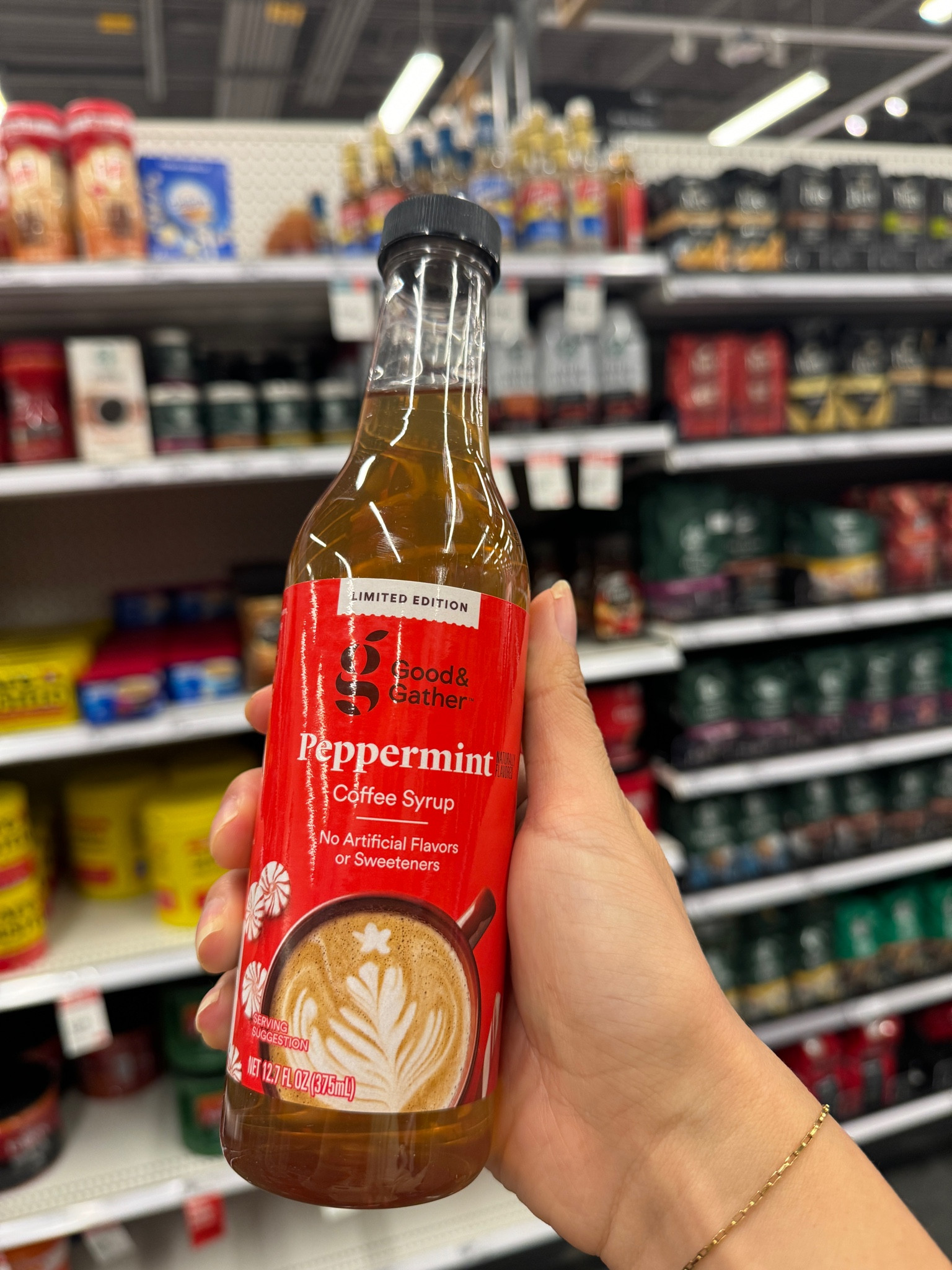 Peppermint syrup. ❤️ I tried it this week. My new fave peppermint!! 

#LTKHome #LTKSeasonal #LTKHoliday