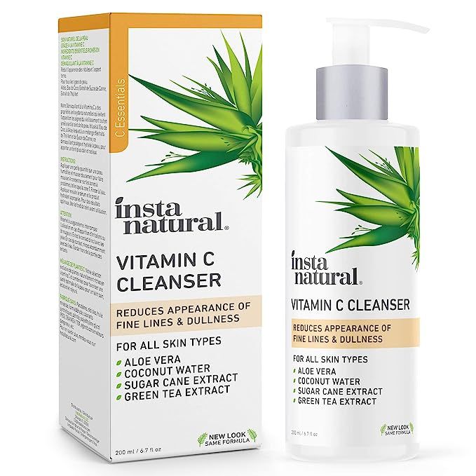 Vitamin C Cleanser - Anti Aging Face Wash & Exfoliating Facial Cleansing Gel Reduces Wrinkles, Da... | Amazon (US)