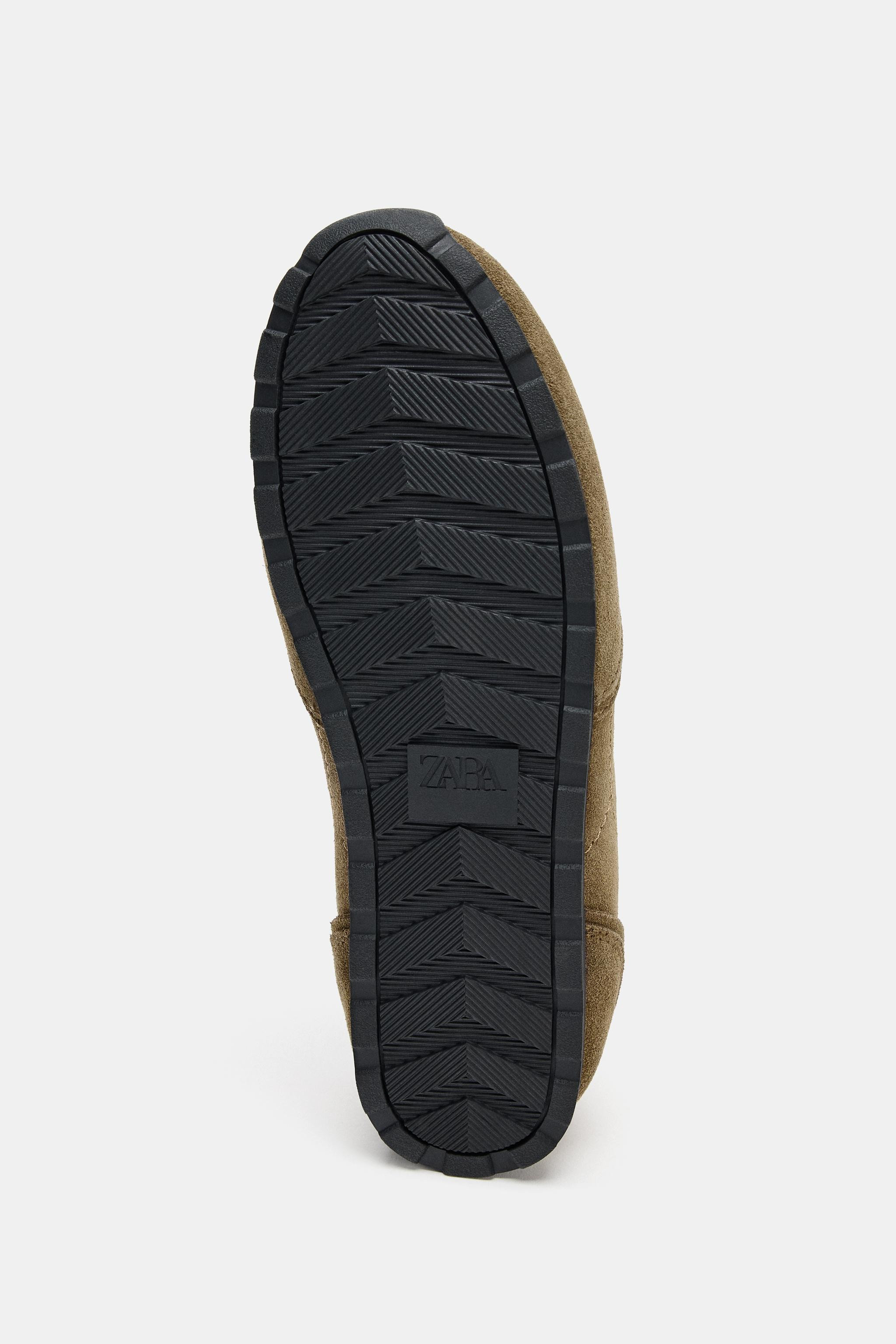 LEATHER SNEAKERS | Zara US