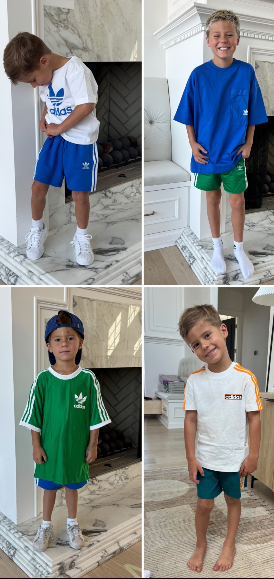 Adidas kids back to school outfits! Love the oversized shirts and matching sets for boys school clothes ✨

Adidas kids, boys outfits, boys school clothes, little boy outfit, toddler boy outfit, soccer outfit, elementary boys outfit, boys sneakers, boys school shoes, Christine Andrew 

@adidas #createdwithadidas #adidaspartner

#LTKBacktoSchool #LTKKids #LTKStyleTip
