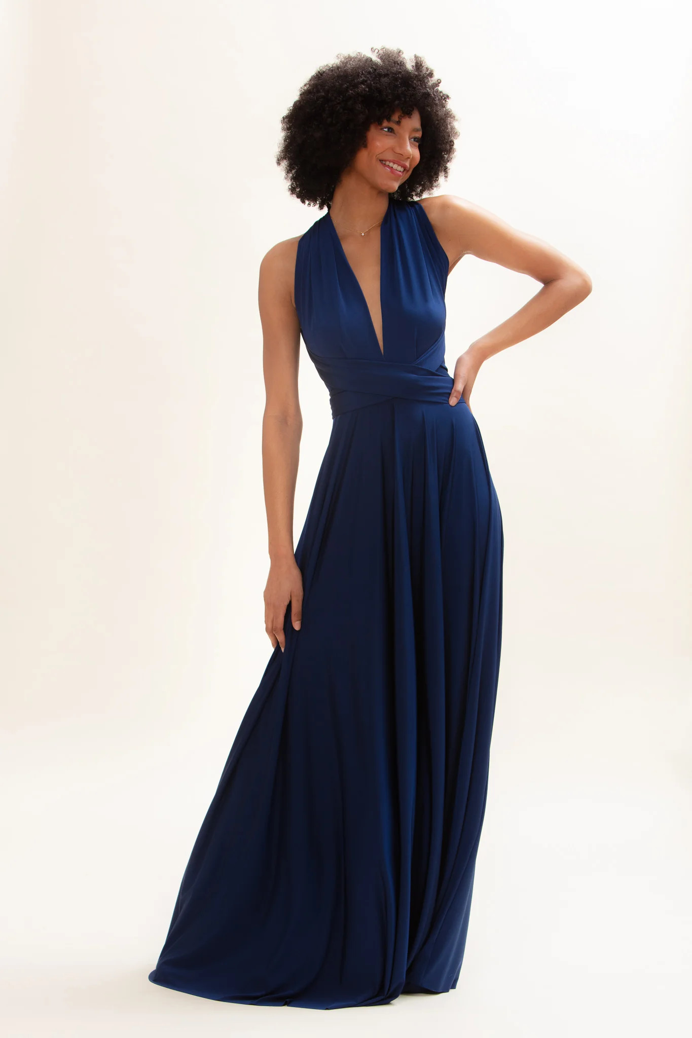 Classic Ballgown in Blush | Twobirds New York