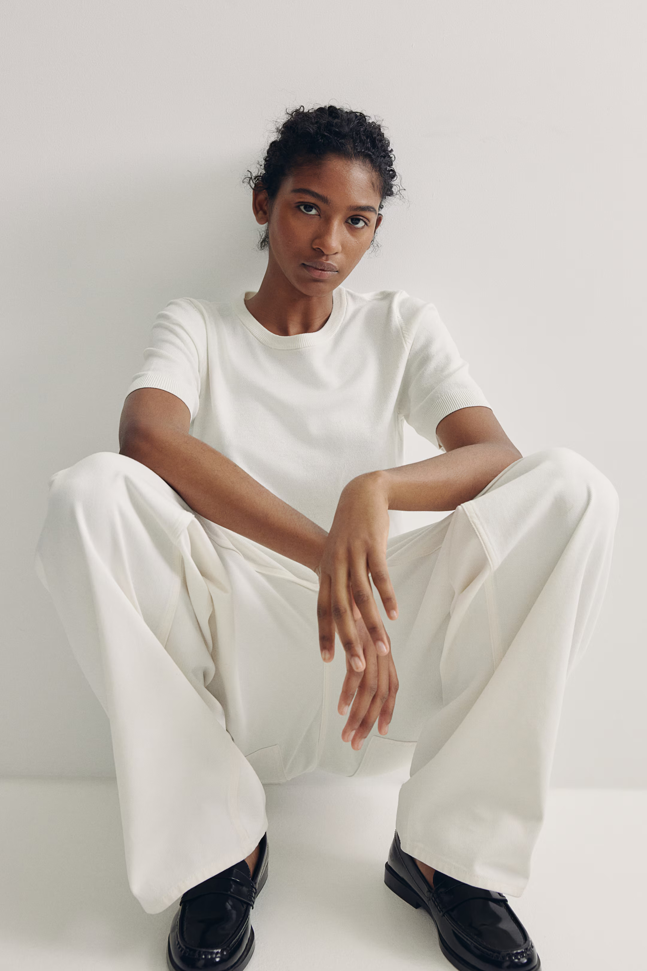 Feinstrickshirt - Weiß - Ladies | H&M AT | H&M (DE, AT, CH, NL, FI)