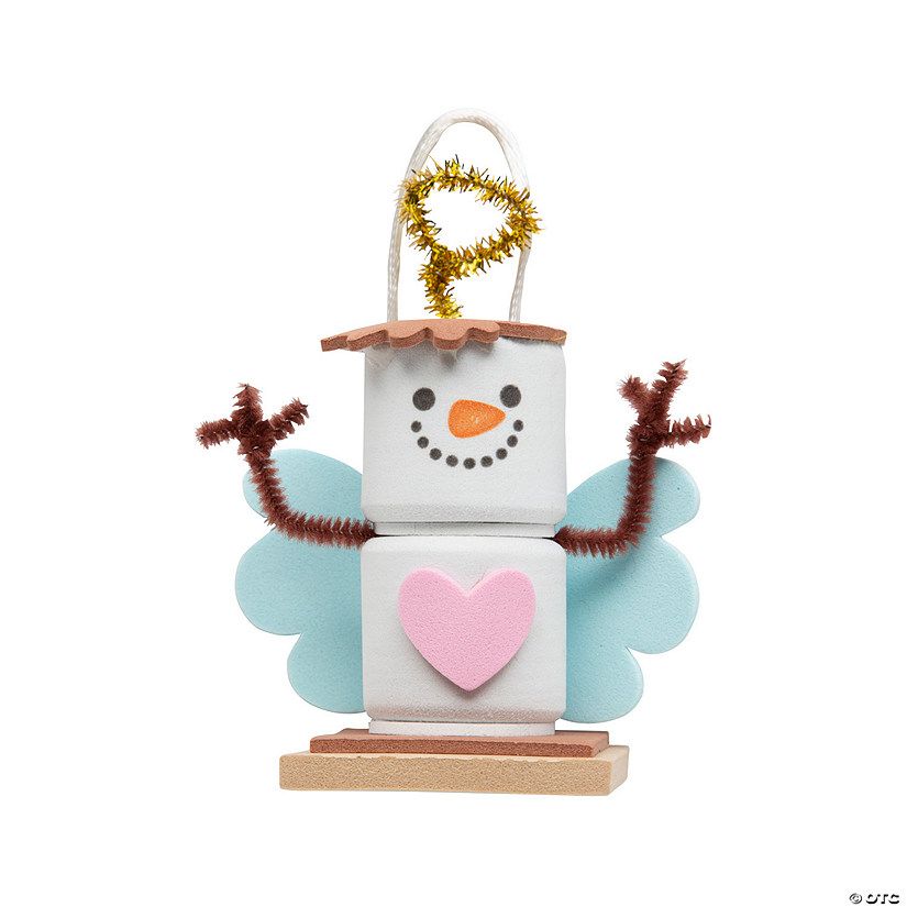 S’More Angel Christmas Ornament Craft Kit - Makes 12 | Oriental Trading Company