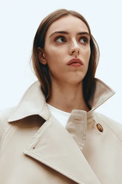 Double-breasted trenchcoat | H&M (UK, MY, IN, SG, PH, TW, HK)