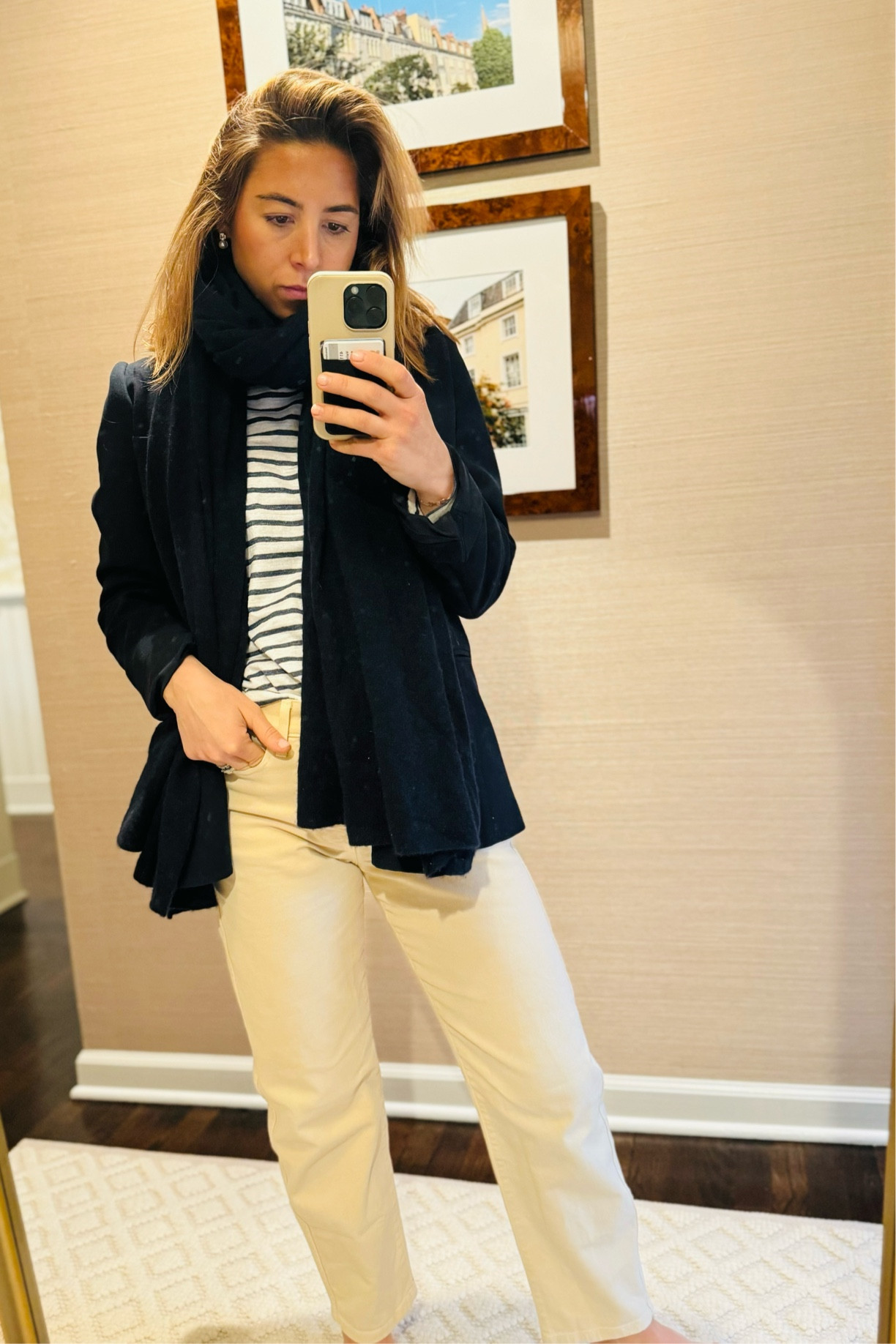 The “is it ever going to get warm out” outfit #blazer #spring #scarf 

#LTKworkwear #LTKSeasonal #LTKstyletip
