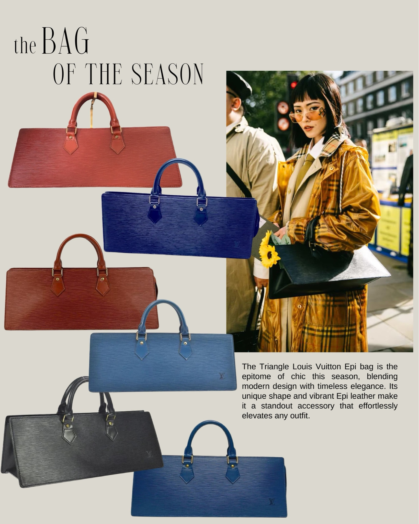 The it bag of the season: Louis Vuitton Epi

#LTKFallSale #LTKSeasonal #LTKStyleTip