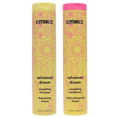 Amika Velveteen Dream Smoothing Shampoo 9.2 oz & Conditioner 9.2 oz Combo Pack | Target