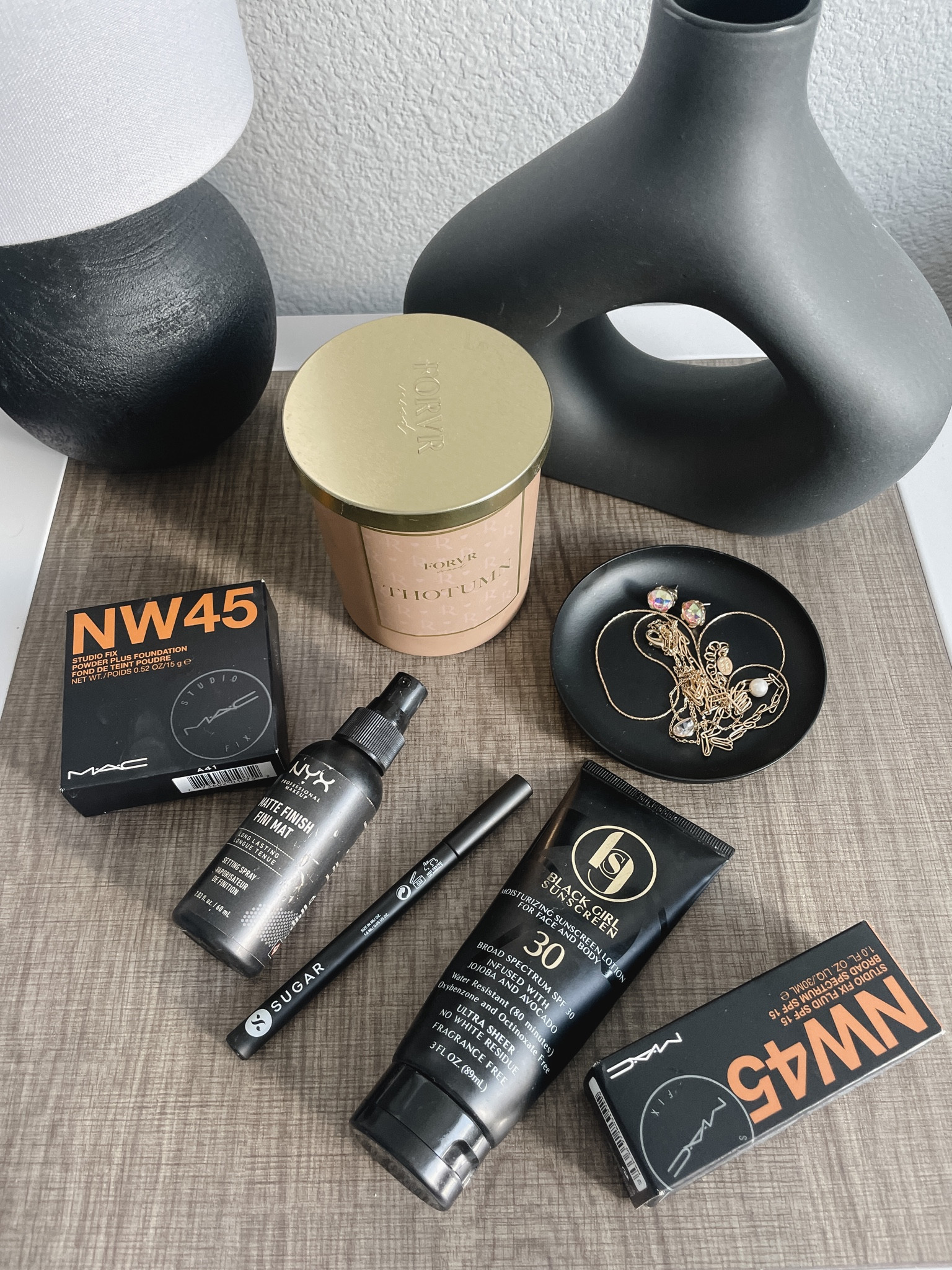 Makeup must haves 
Skincare 
Makeup essentials 
Full coverage foundation
Spf 30
Sunblock
Black eyeliner 
Fall candles 
Fall decor
Fall scents 
Home decor
Jewelry holder

#LTKhome #LTKSeasonal #LTKbeauty