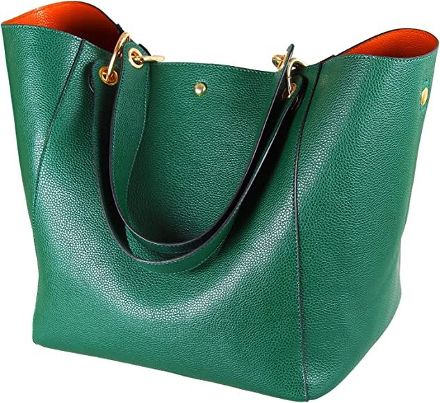 Large Capacity Work Tote Bags for Women's Leather Big Purses and handbags ladies Waterproof Big S... | Amazon (US)