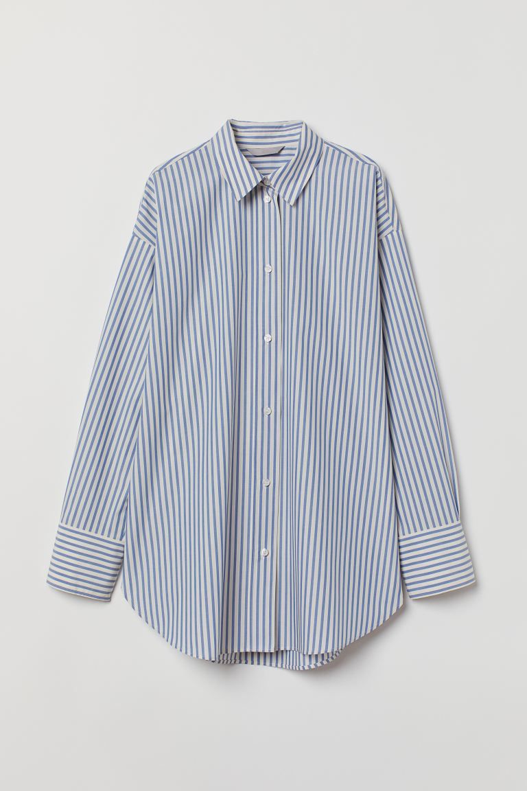 Chemise en popeline de coton | H&M (FR & ES & IT)